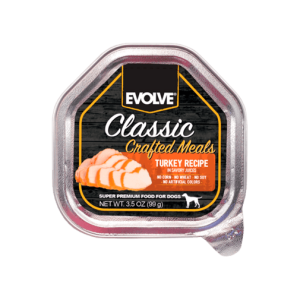 Evolve Classic Bandeja Crafted Meals Pavo Perro
