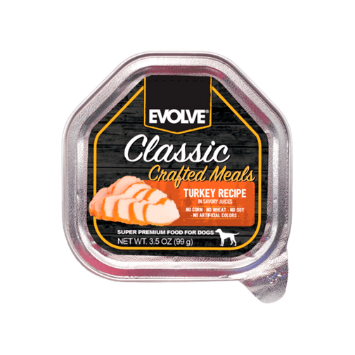 Evolve Classic Bandeja Crafted Meals Pavo Perro