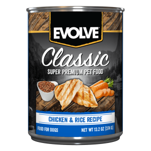 Evolve Perro classic Lata pollo