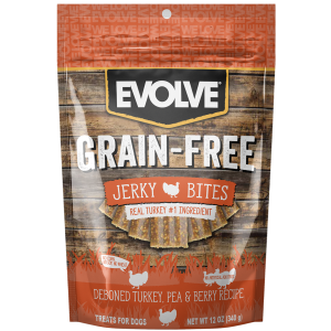 Evolve Dog Snack Grain Free Jerky Turkey- Pavo